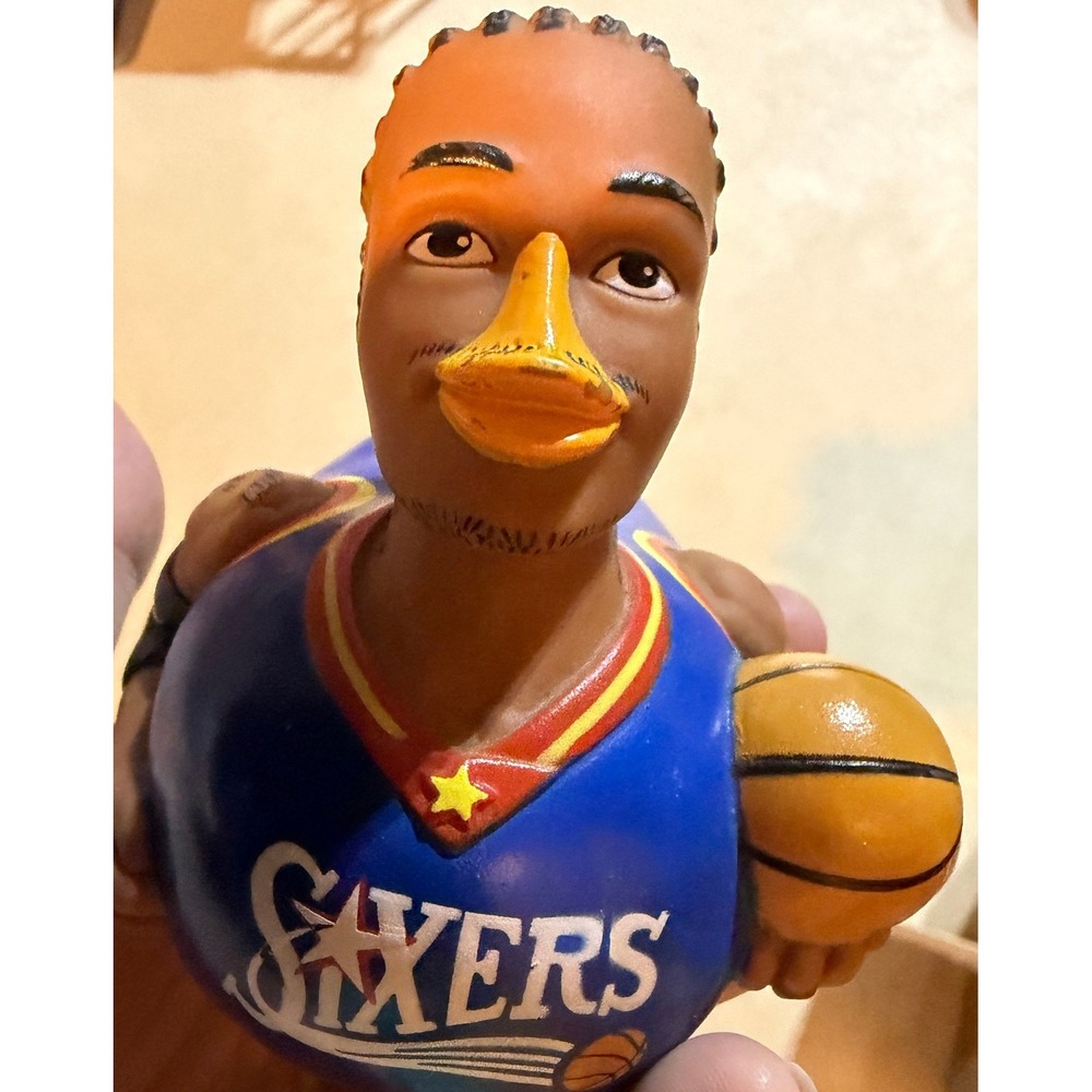 Vintage Allen Iverson Rubber Duck Giveaway Dated 2002 Philadelphia 76's